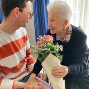 Palmira Frizzera mit Dane