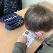 Schüler schreibt Postkarte an Putin 