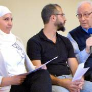 Interview während der Begegnung