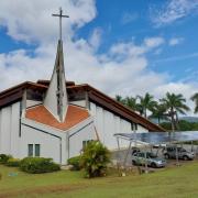 Dank Starkmacher Impact3 liefert das Carportdach dieser Kirche bei Sao Paulo in Brasilien Strom.