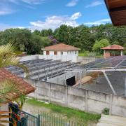 Stromproduktion mit Sonnenenergie: Die Modellsiedlung der Fokolar-Bewegung bei Sao Paulo in Brasilien gehört zu den Projekten von Starkmacher Impact3.