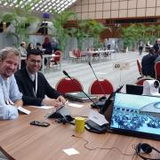 Bei der Synode in Rom: Michael Berentzen (l.) war als Assisten des Synodensekretariats dabei.