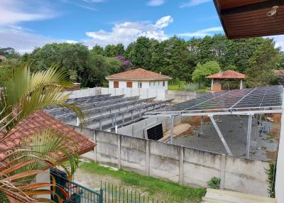 Stromproduktion mit Sonnenenergie: Die Modellsiedlung der Fokolar-Bewegung bei Sao Paulo in Brasilien gehört zu den Projekten von Starkmacher Impact3. Stromproduktion mit Sonnenenergie: Die Modellsiedlung der Fokolar-Bewegung bei Sao Paulo in Brasilien gehört zu den Projekten von Starkmacher Impact3.