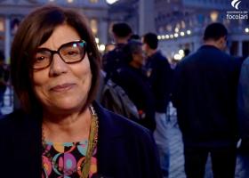 Margaret Karram auf dem Petersplatz