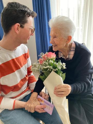 Palmira Frizzera mit Dane