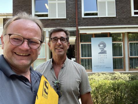 Zu Gesprächen am Internationalen Zentrum der Fokolar-Bewegung in Grottaferata bei Rom: Mathias Kaps (l.) und Dr. Markus Gomer von Starkmacher Impact3.