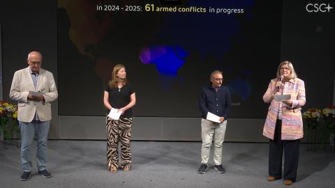 Eine Reaktion auf 61 bewaffnete Konflikte weltweit: Die Verantwortlichen der Fokolar-Bewegung lancieren einen Friedensappell.