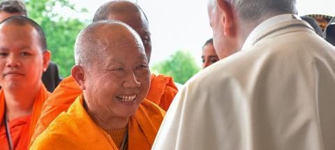 Luce Ardente beim Besuch von Papst Franziskus in Loppiano