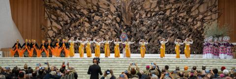 Kulturbeitrag in Aula Paul VI.