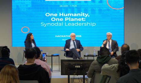 "One Humanity, One Planet: Synodal Leadership": Junge Erwachsene diskutierten mit Experten über politische Lösungsansätze.