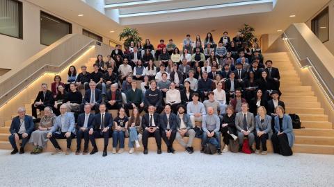 120 junge Botschafterinnen und Botschafter im Europa-Parlament.