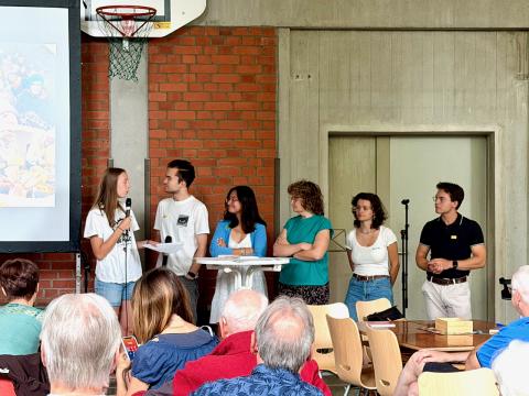Es ging um Brüche im Leben - die Jugendlichen blickten auf die Gesellschaft.