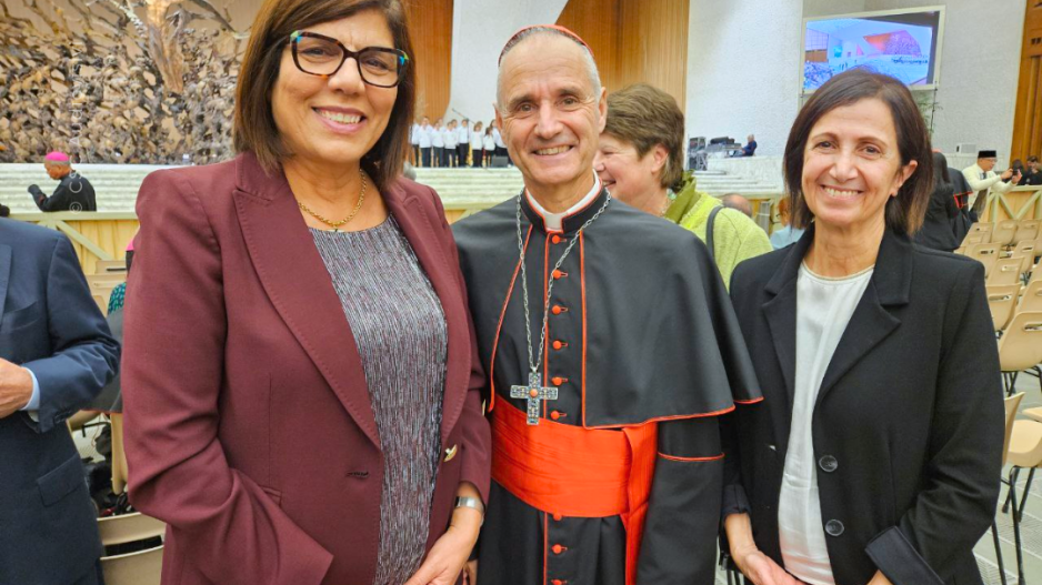 Margaret Karram bei Jubiläumsveranstaltung zu &quot;Nostra Aetate&quot; im Vatikan