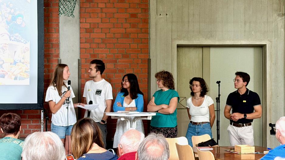 Es ging um Brüche im Leben - die Jugendlichen blickten auf die Gesellschaft.