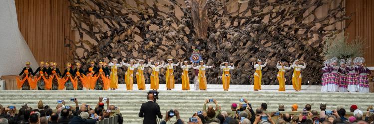 Kulturbeitrag in Aula Paul VI.