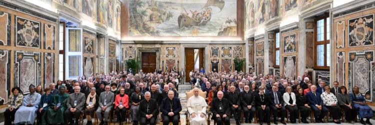 Zu Gast im Vatikan: Papst Leo XIV. hatte die Teilnehmenden der Generalversammlung zur Privataudienz geladen.
