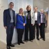 Besuch beim ÖRK: Christian Müggler (v.l.), Direktorin Marianne Ejdersten, Ursula Schmitt, Roberto Rossi und Martine Schneider.